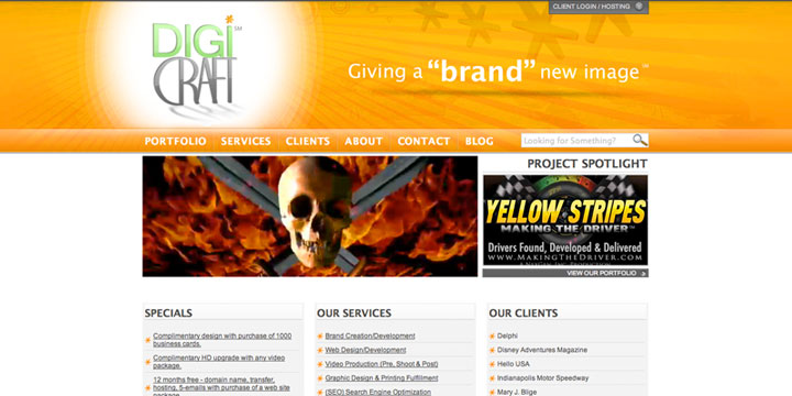 www.digicraftproductions.com screenshot